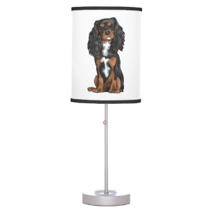 Cavalier King Charles Spaniel - Black and Tan Table Lamp