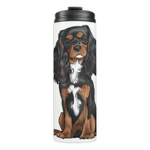 Cavalier King Charles Spaniel Tumbler - Black & Tan