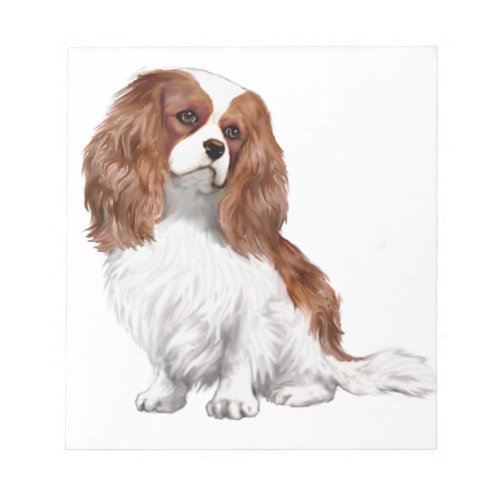 Cavalier King Charles Spaniel Blenheim A Notepad