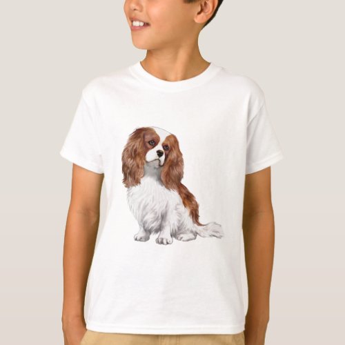 Cavalier King Charles Spaniel Blenheim A T_Shirt