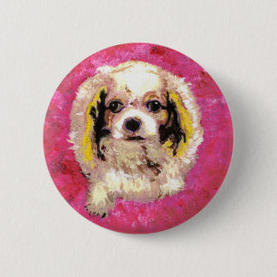 Cavalier King Charles Spaniel Button