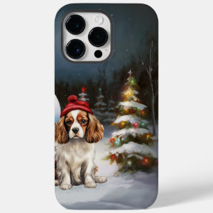 Cavalier King Charles Spaniel Caravan Christmas  Case-Mate iPhone 14 Pro Max Case