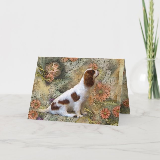 Cavalier King Charles Spaniel Card (Front)