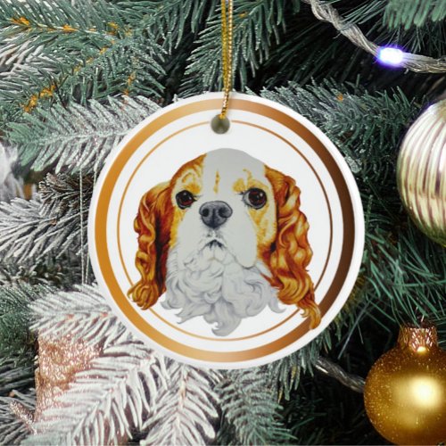 Cavalier King Charles Spaniel Ceramic Ornament