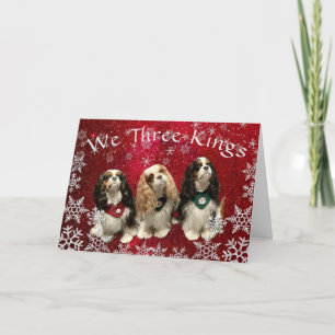 Cavalier King Charles Spaniel Christmas Card