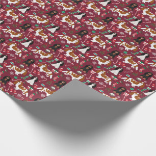 Cavalier King Charles Spaniel Christmas dog Wrapping Paper