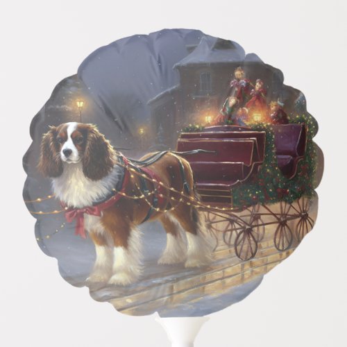 Cavalier King Charles Spaniel Christmas Festive  Balloon