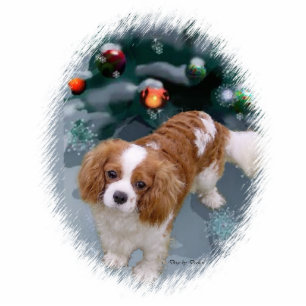 Cavalier King Charles Spaniel Christmas Gifts Statuette
