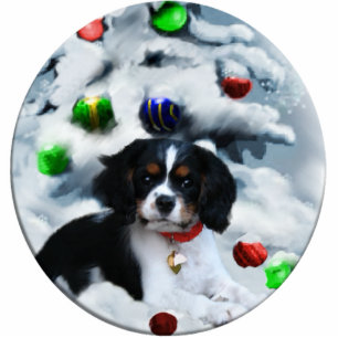 Cavalier King Charles Spaniel Christmas Gifts Statuette