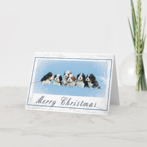 Cavalier King Charles Spaniel Christmas Holiday Card