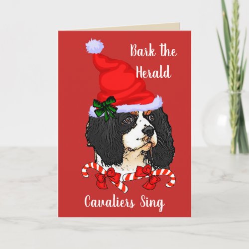 Cavalier King Charles Spaniel Christmas Holiday Card