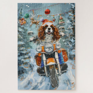 Cavalier King Charles Spaniel Christmas Jigsaw Puzzle