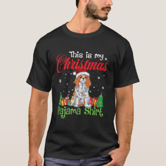 Cavalier King Charles Spaniel Christmas Pajama Dog T-Shirt