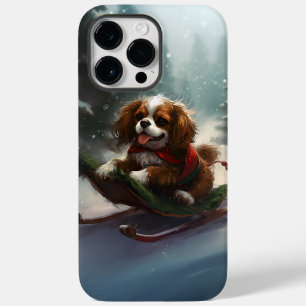 Cavalier King Charles Spaniel Christmas snow Case-Mate iPhone 14 Pro Max Case