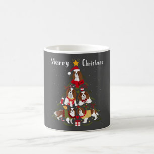 Cavalier King Charles Spaniel Christmas Tree Xmas Coffee Mug