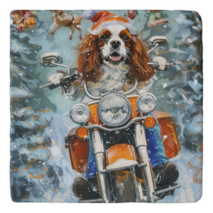 Cavalier King Charles Spaniel Christmas Trivet
