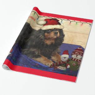 Cavalier King Charles Spaniel Christmas wrap Wrapping Paper
