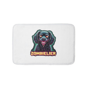 Cavalier King Charles Spaniel CKCS Zombie Dog Hall Bath Mat