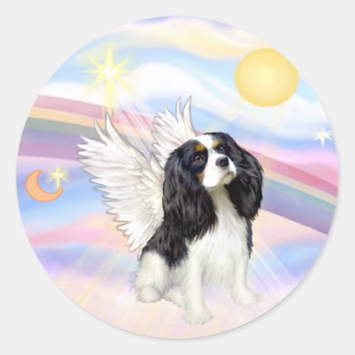 Cavalier King Charles Spaniel Classic Round Sticker