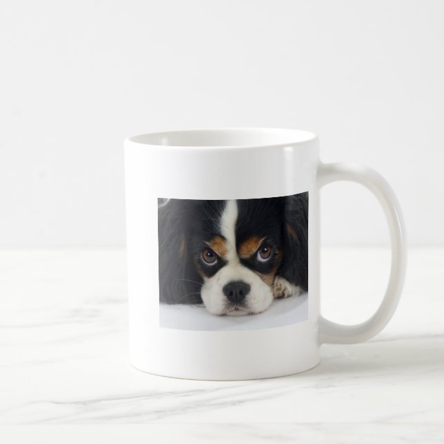 Cavalier King Charles Spaniel Coffee Cup Tri-Color (Right)