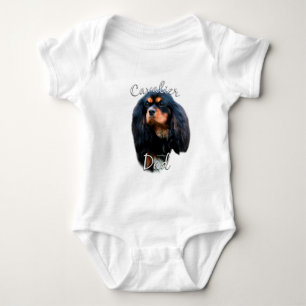 Cavalier King Charles Spaniel Dad 2 Baby Bodysuit