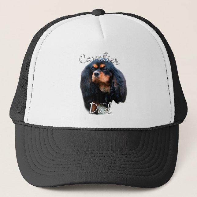 Cavalier King Charles Spaniel Dad 2 Trucker Hat (Front)