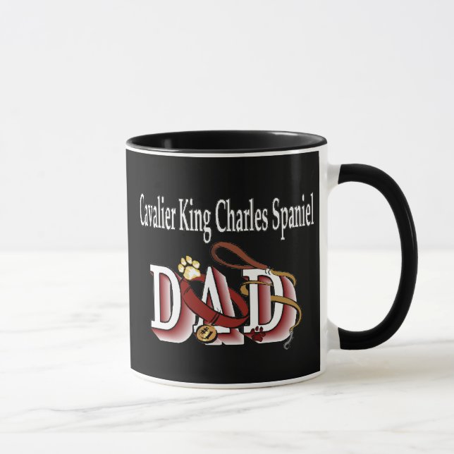 Cavalier King Charles Spaniel Dad Mug (Right)