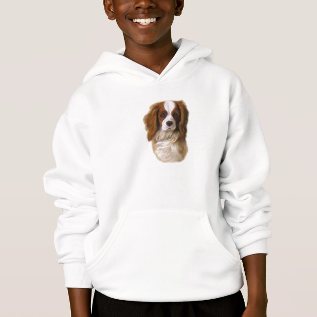 cavalier king charles spaniel Dani Hoodie (Front)