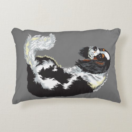 cavalier king charles spaniel decorative pillow