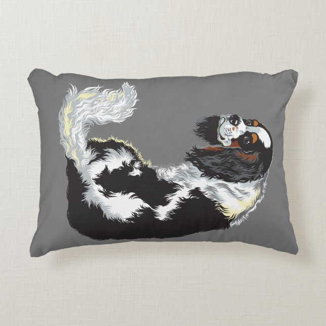 cavalier king charles spaniel decorative pillow (Front)