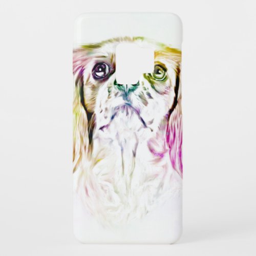 Cavalier King Charles Spaniel Dog Art Painting Case_Mate Samsung Galaxy S9 Case