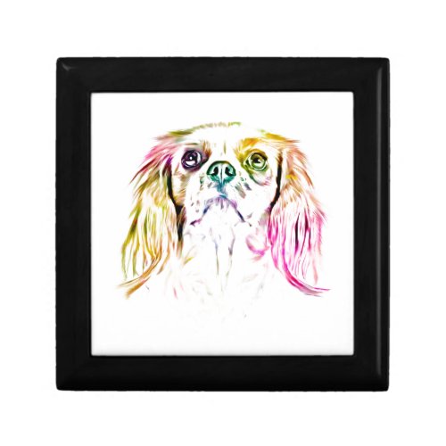 Cavalier King Charles Spaniel Dog Art Painting Jewelry Box