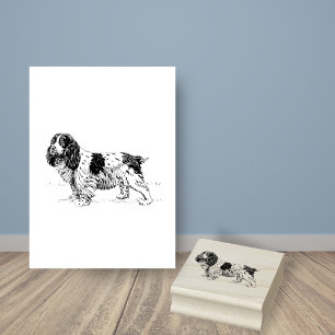 Cavalier King Charles Spaniel Dog Breed Rubber Stamp