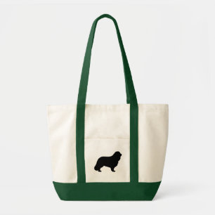 Cavalier King Charles Spaniel Dog Breed Silhouette Tote Bag