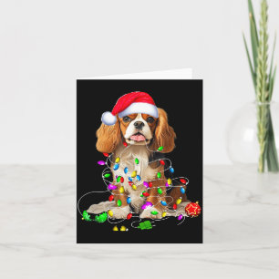 Cavalier King Charles Spaniel Dog Christmas Orname Card