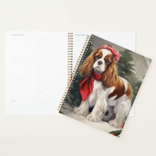 Cavalier King Charles Spaniel Dog Christmas Planner