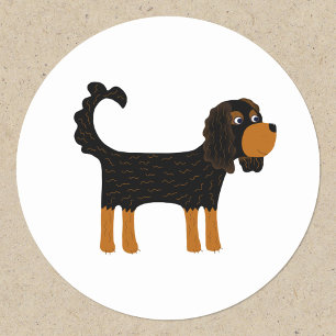 Cavalier King Charles Spaniel Dog Classic Round Sticker