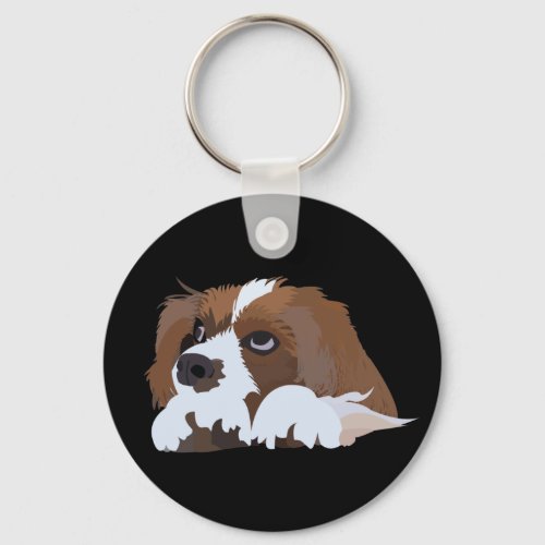 Cavalier King Charles Spaniel Dog Lover Keychain