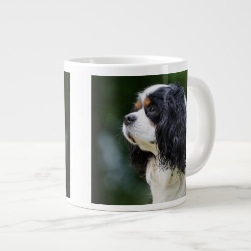 Cavalier King Charles Spaniel Dog Lovers photo Large Coffee Mug