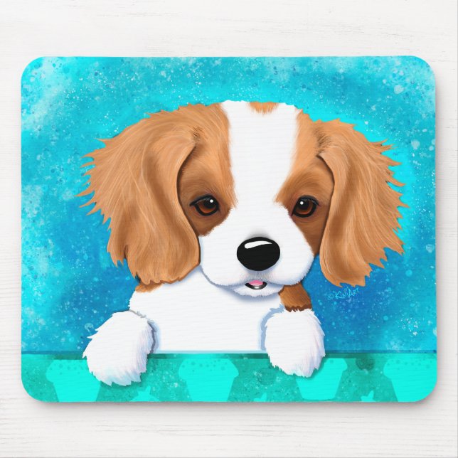 Cavalier King Charles Spaniel Dog Mousepad (Front)