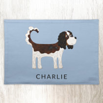 Cavalier King Charles Spaniel Dog Name Cloth Placemat