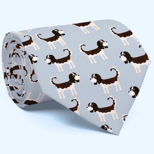 Cavalier King Charles Spaniel Dog Neck Tie