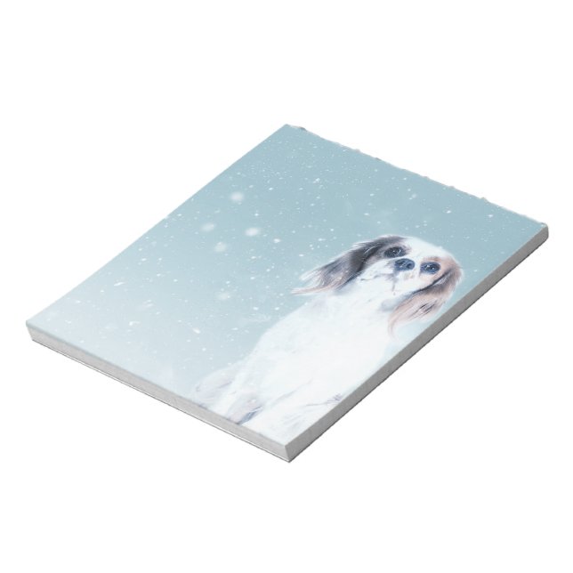 Cavalier King Charles Spaniel Dog Notepad (Rotated)