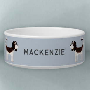 Cavalier King Charles Spaniel Dog Personalized Bowl