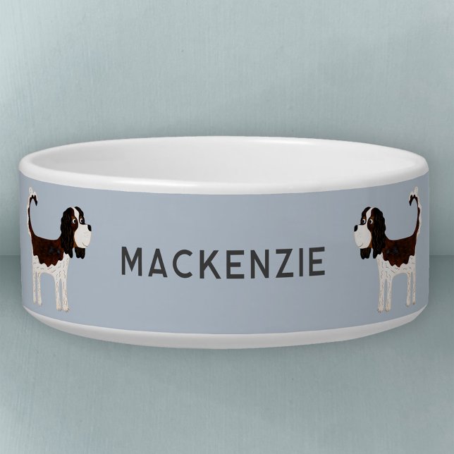 Cavalier King Charles Spaniel Dog Personalized Bowl (Creator Uploaded)