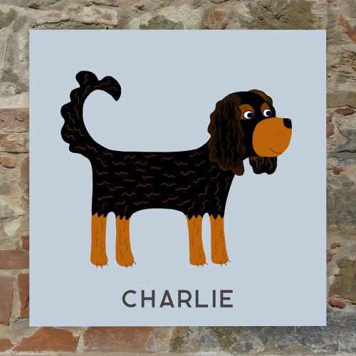 Cavalier King Charles Spaniel Dog Personalized Poster