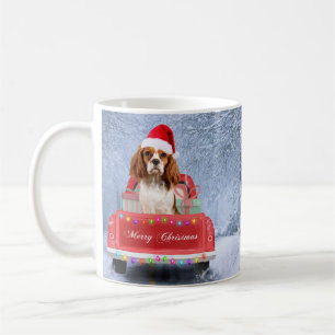 Cavalier King Charles Spaniel Dog Snow christmas Coffee Mug