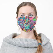 Cavalier King Charles Spaniel Face Mask (Worn)