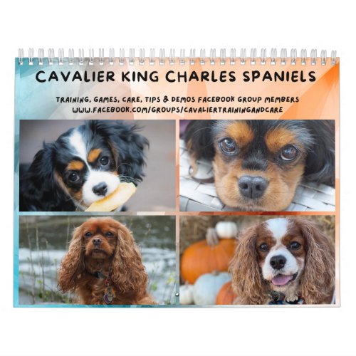 Cavalier King Charles Spaniel FB Group Calendar