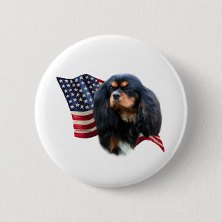 Cavalier King Charles Spaniel Flag - Button